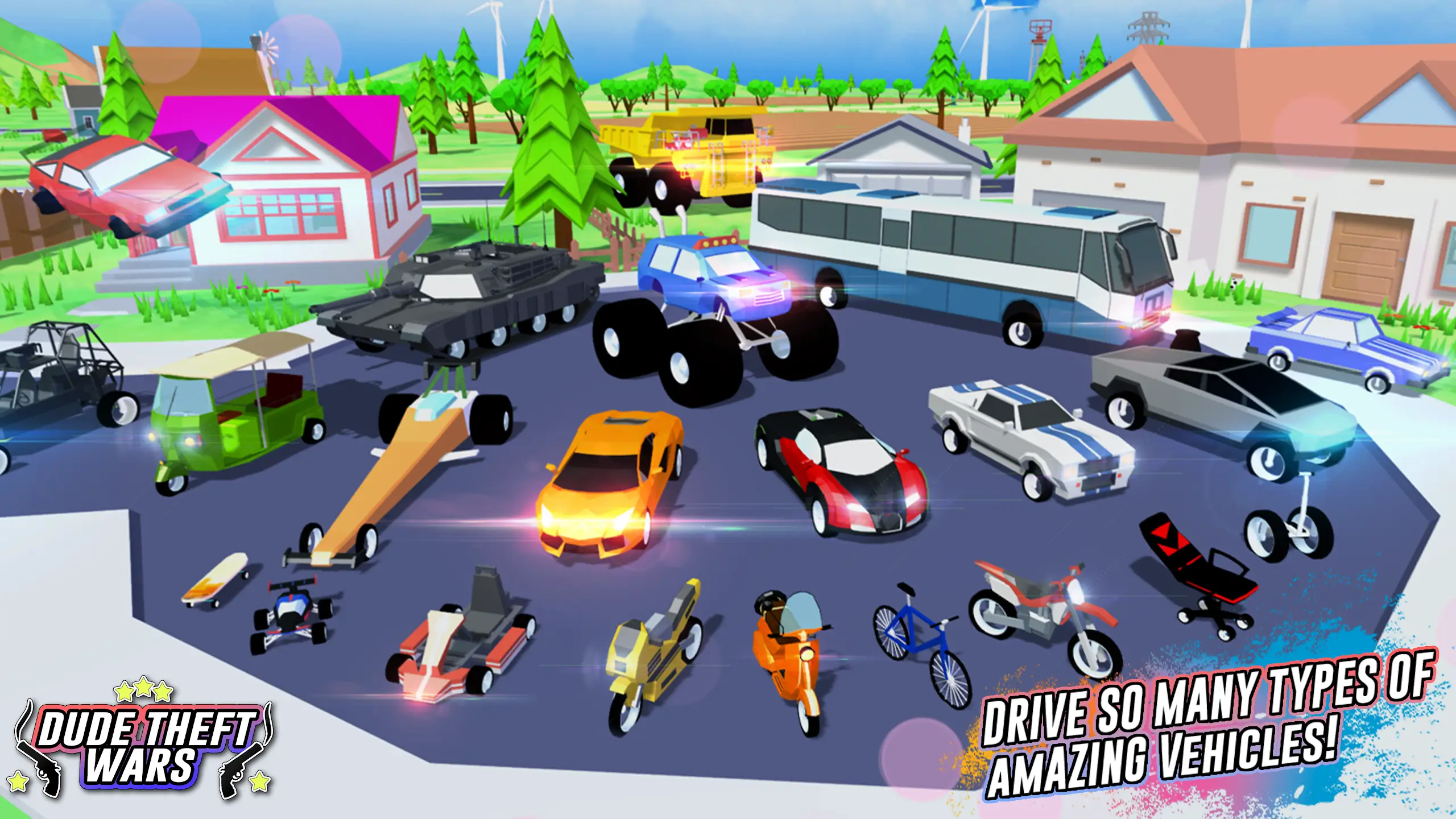 Dude Theft Wars MOD APK [Unlocked All | Money]