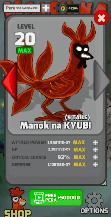 Manok Na Pula MOD APK [Max Level | Unlimited Money]